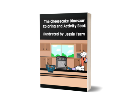 The Cheesecake Dinosaur Coloring and Activity Book